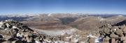 Panorama of the Gore range, 10 Mile Range, Mosquito Range and Sawatch Range