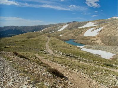 Looking down the valley